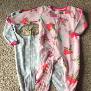 Monkey pajama set of 2